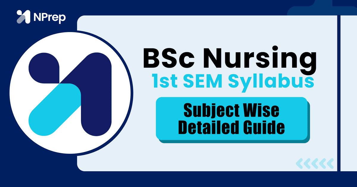 BSc Nursing Semester 1 Syllabus 2025 (INC Revised): Subject-Wise Detailed Guide
